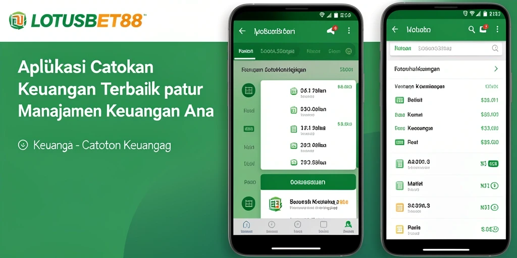 Tampilan antarmuka LOTUSBET88 untuk Catatan Keuangan yang sederhana dan intuitif.