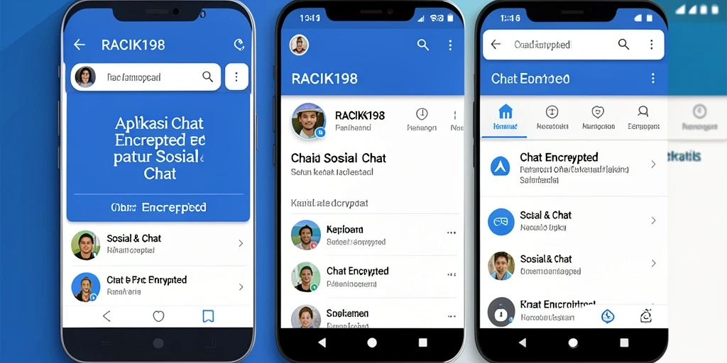 Antarmuka pengguna yang sederhana dan menarik dari RACIK198.