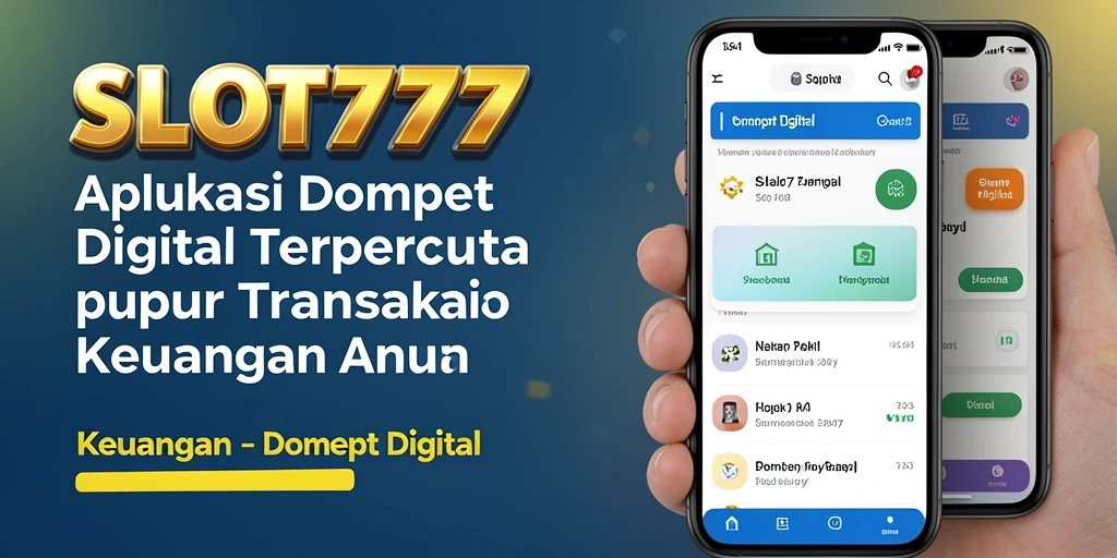 Antarmuka SLOT777 yang user-friendly untuk transaksi keuangan.