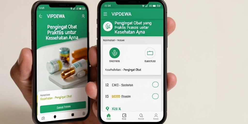 Tampilan antarmuka VIPDEWA yang menarik dan fungsional.