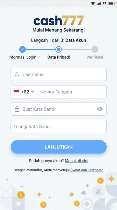 Buat Akun Cash777 dengan Mudah dan Cepat